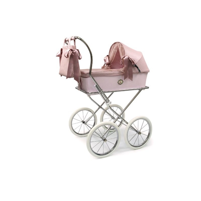 Manoplas rosa para carrito de muñecas de Bebelux