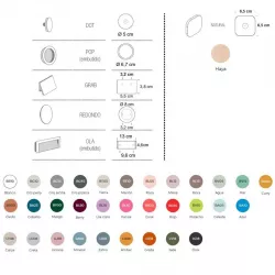 Cómoda tres cajones Ros Mini BOX