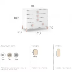 Comoda Lacada Ros Mini ELEMENTAL