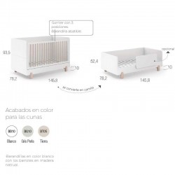 Cuna Evolutiva Ros Mini ELEMENTAL 140x70