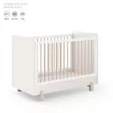 Cuna Ros Mini ELEMENTAL 120x60 con barandilla abatible y opción de ruedas