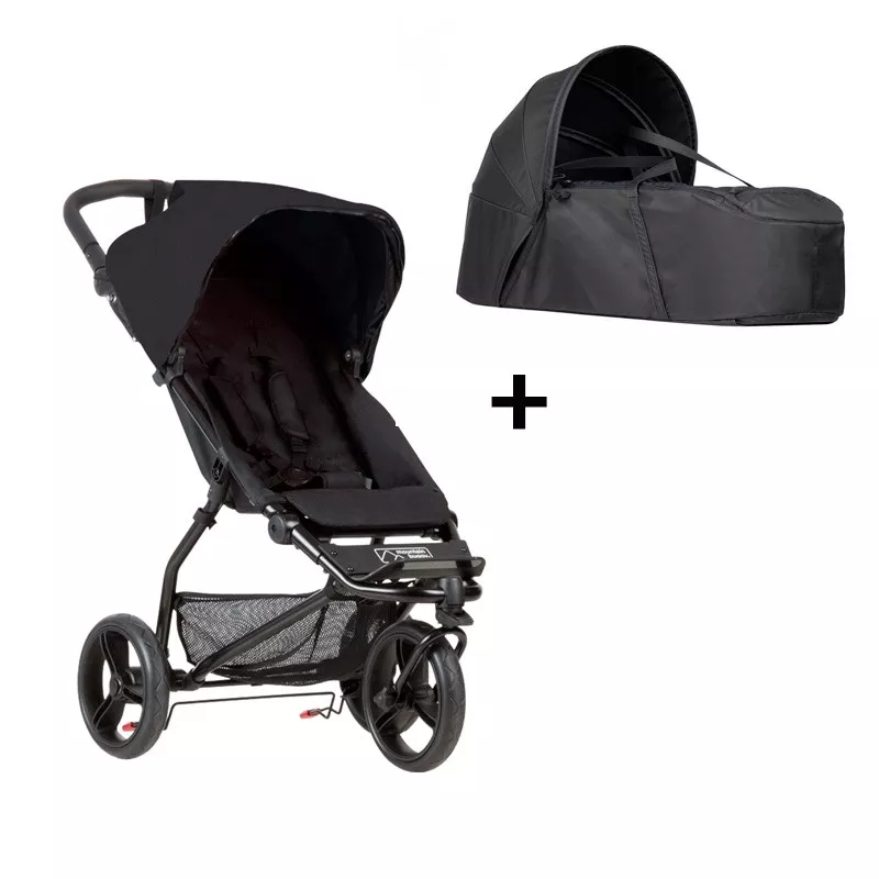 Carrinho de bebé PACK DUO Mountain Buggy MB Mini V3.1 com alcofa Cocoon