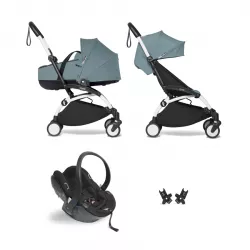 Cochecito TRIO BABYZEN YOYO silla completa capazo Bassinet y Grupo0 Besafe