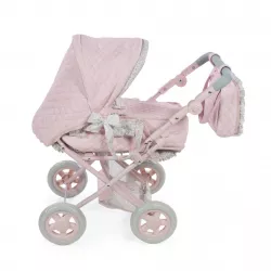 Pram Pack La Nina Violeta Couro Rosa flor Pequeno e grupo 0