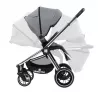 Carrinho de bebé Trio Kikka Boo VICENZA Premium Cinzento