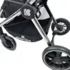 Carrinho de bebé Trio Kikka Boo VICENZA Premium Cinzento