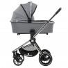 Carrinho de bebé Trio Kikka Boo VICENZA Premium Cinzento