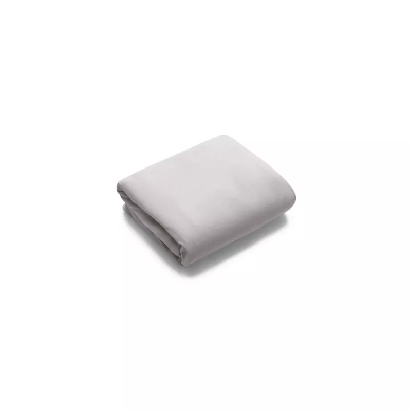 Sábana Bajera Bugaboo de algodón para Cuna de Viaje Stardust blanco mineral