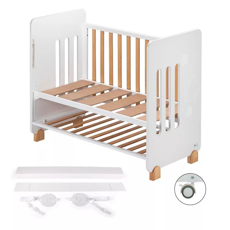 STAR NATURE Don Algodón berço co-sleeping PACK com kit co-sleeping