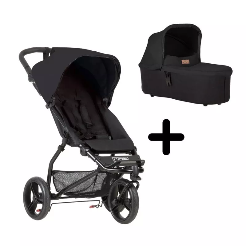 Carrinho de bebé PACK DUO Mountain Buggy MB Mini V3.1 com alcofa Plus