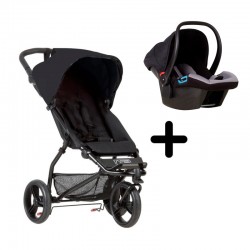 PACK Mountain Buggy MB Mini V3.1 con Grupo 0 Protect y adaptadores