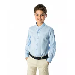 Camisa Spagnolo cuello mao lino liso 4600