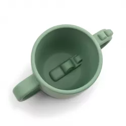 Taza aprendizaje Done By Deer Peekaboo cocodrilo