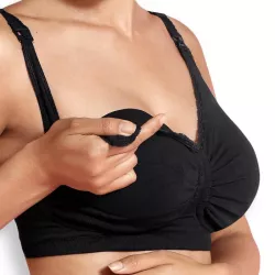 Sujetador Carri-gel con Relleno Maternidad Carriwell NEGRO