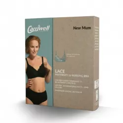 Sujetador Encaje Maternidad y Lactancia Carriwell NEGRO
