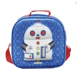 Mochila Q Play porta meriendas Robot