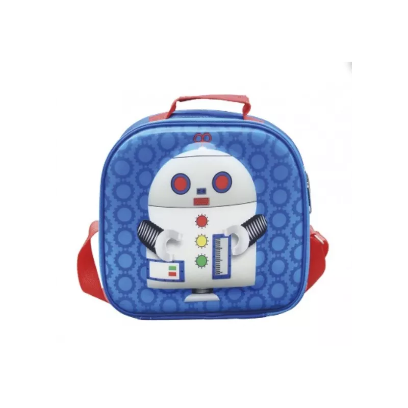 Mochila Q Play porta meriendas Robot