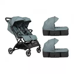Cochecito Gemelar Casualplay Tour Twin Max con 2 capazos