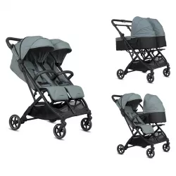 Cochecito Gemelar Casualplay Tour Twin Max con 2 capazos