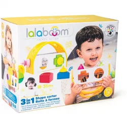 Caja para encajar formas y figuras Lalaboom