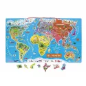 Mapa Janod Mapa-mundo magnético