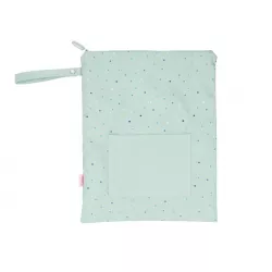 Bolsa Impermeable Grande Dots Sage Personalizable Bolsa Impermeable Grande Dots Sage Personalizable