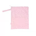 Saco Tutete Saco impermeável Pontos grandes Rosa Personalizável