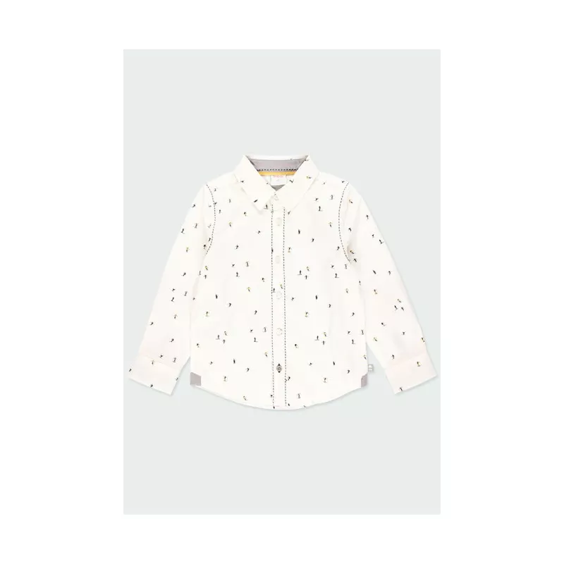 Camisa Boboli estampa de popelina
