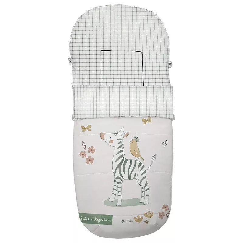 Saco recto punto silla gemelar y ligera Dydados Cebra