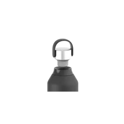 Botella térmica Chilly's serie 2 negra 500ml. 24h frío / 12h caliente