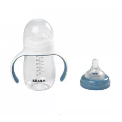 Biberón de aprendizaje Beaba antigoteo 2 en 1 Biberón de aprendizaje Beaba antigoteo 2 en 1