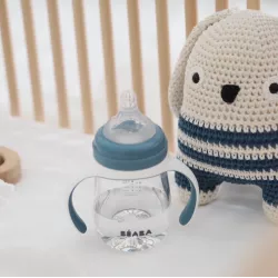 Biberón de aprendizaje Beaba antigoteo 2 en 1 Biberón de aprendizaje Beaba antigoteo 2 en 1