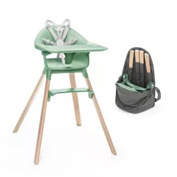 PACK VIAJE Trona Stokke Clikk con bolsa transporte y cojin