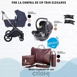 Cochecito TRIO Shom ELEGANCE de Roberto Verino con set bolso de regalo