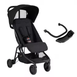 PACK Silla Paseo Mountain Buggy Nano V3 con barra apoyabrazos y colchoneta