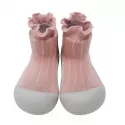 Sapato de meia Attipas Pom Pom Rosa