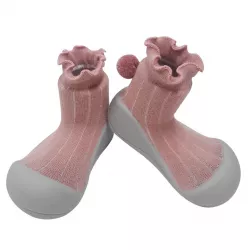 Zapato calcetin Attipas Pom Pom Rosa