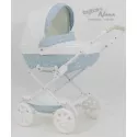 Carrinho de bebé reborn Bytax Carrinho de bebé NANA Bubble Blue