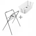 Banheira PACK Stokke Banheira termossensível Flexi Bath com pernas e rede gratuita
