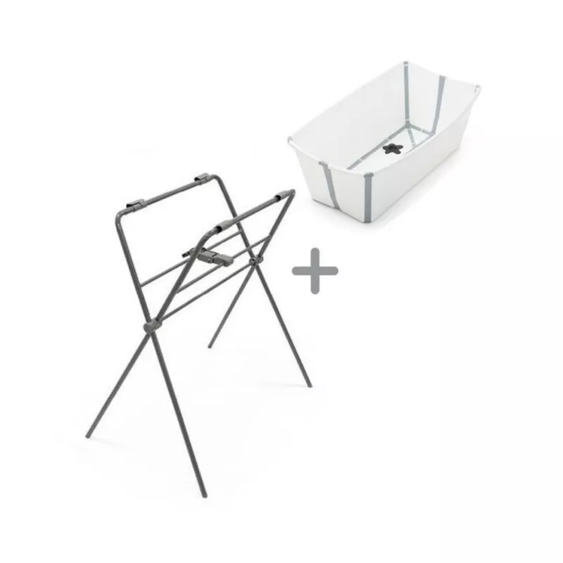 PACK Bañera Stokke Flexi Bath termosensible con patas