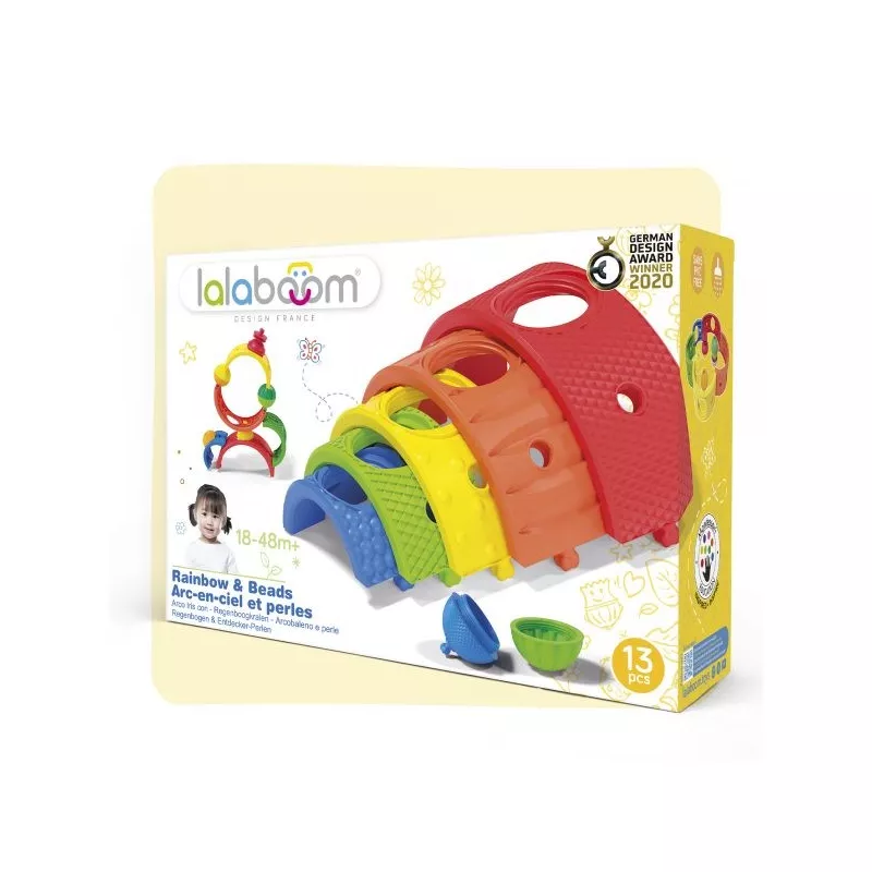 Arcoiris Lalaboom para apilar y encajar