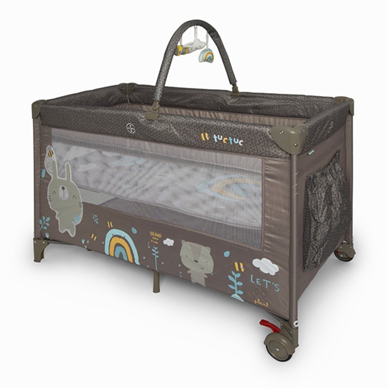 Cuna de Viaje Tuc Tuc Natural Beige