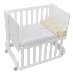 Tríptico Sábanas Punto Minicuna Bimbi-Casual Giraffe