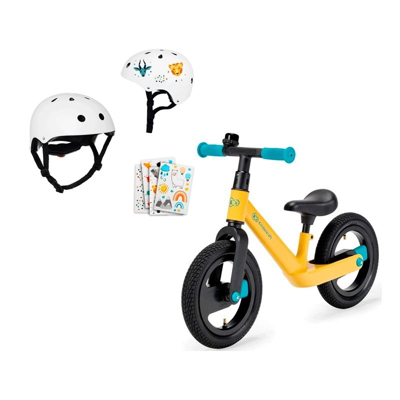 Bicicleta sin pedales Kinderkraft GOSWIFT con casco
