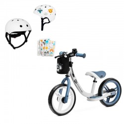 Bicicleta sin pedales Kinderkraft SPACE con casco