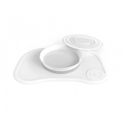 Click-Mat Mini + Plato blanco Twistshake