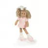 Boneca Marta La Nina com vestido Carlota estrela cor-de-rosa (38 cm)