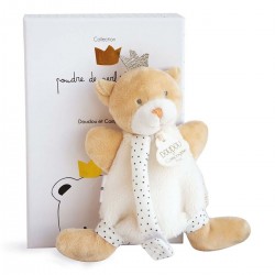 Caja de regalo con Pinza para chupete osito 15 cm DouDou et Compagnie