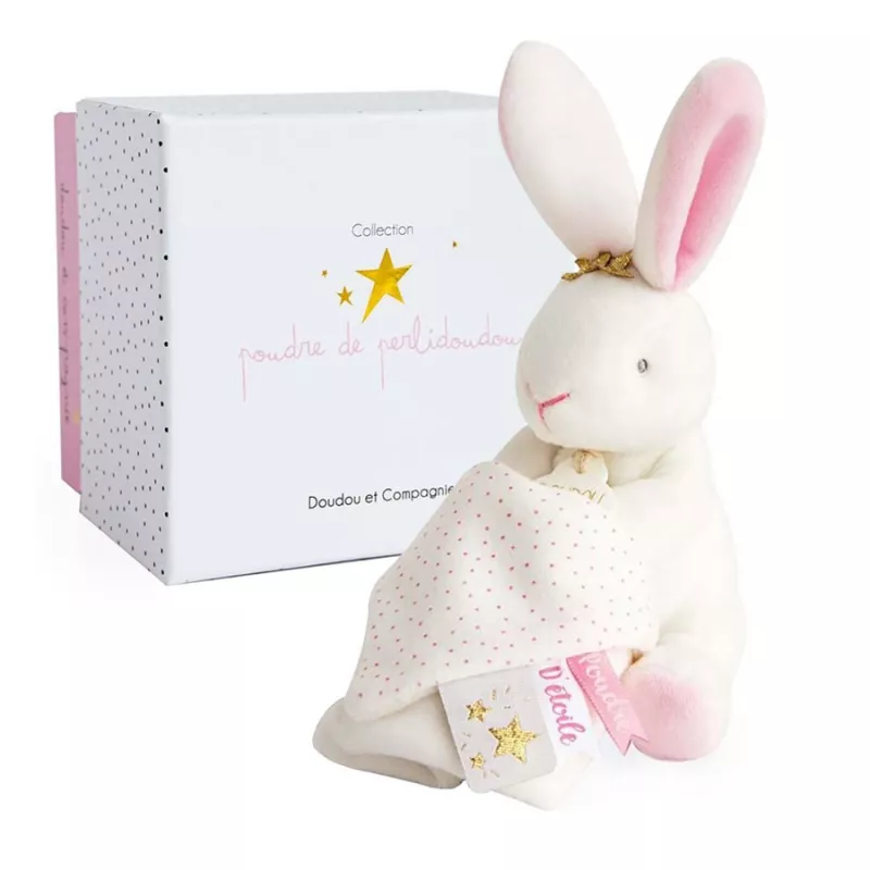 Conejito estrella con doudou 10 cm DouDou et Compagnie