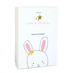 Caja regalo con conejito musical estrella 14 cm DouDou et Compagnie